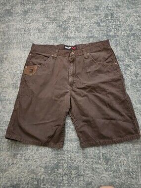 Wrangler Men's Dark Brown  Shorts